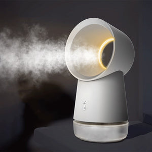 Transform Your Space with the Desktop Humidifier New Leafless Fan Humidifier