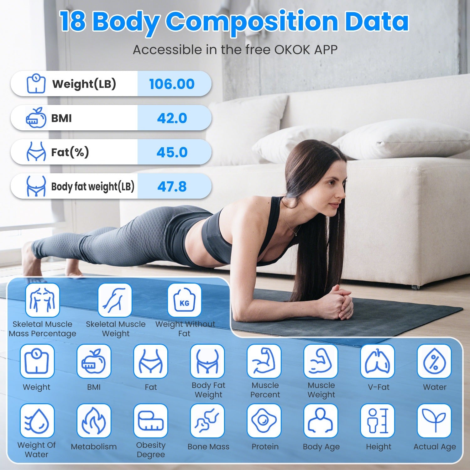 Discover the Smart Digital BMI Body Composition Weight Scale