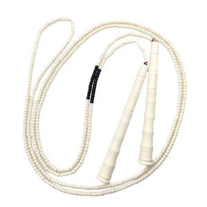 Discover the Joy of Fitness with Our Bamboo Rope Soft Bead Adjustable Skipping Rope